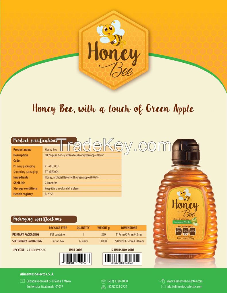 Honey Bee, with a touch of Green Apple, 250g