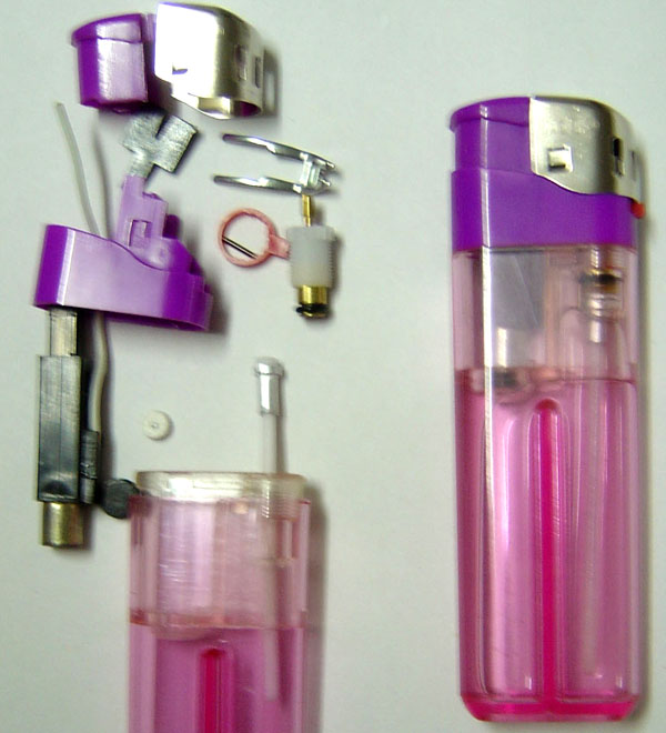 Electronic lighter parts