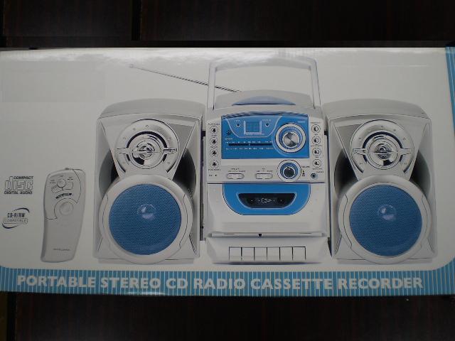 Portable Cassette Recorder with MP3 (optional)