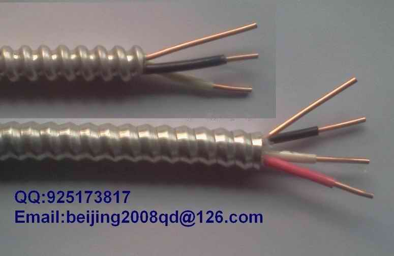 MC-THHN armored cable (AC90/MC/BX cable)