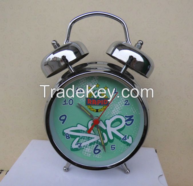 Twin bells Metal alarm clock