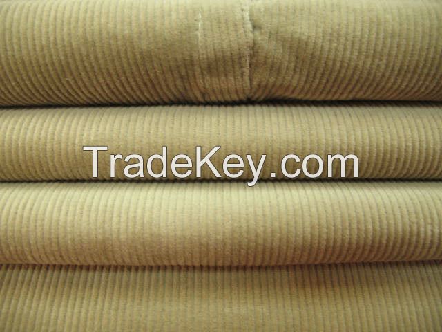 14W Corduroy Fabric and 16W Corduroy and 21 Wales Corduroy