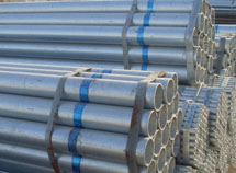 hot dip galvanized steel pipe with couplings and NPT