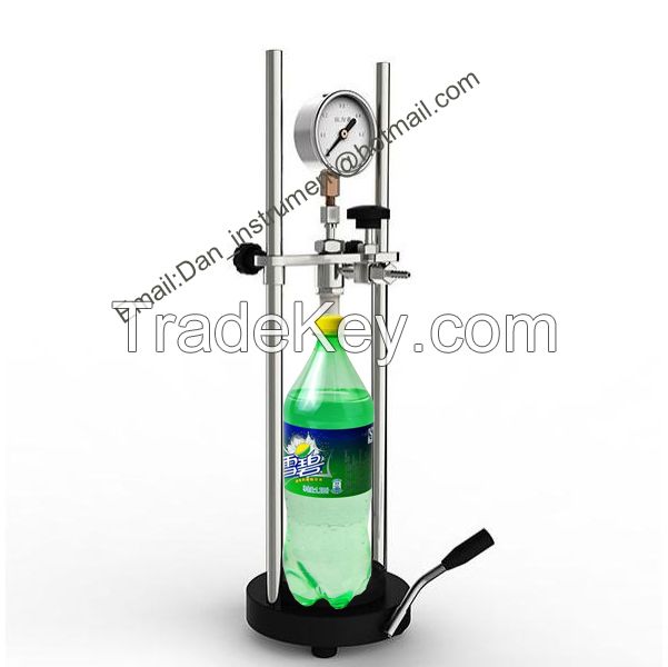 In-bottle CO2 pressure tester for beverage and beer