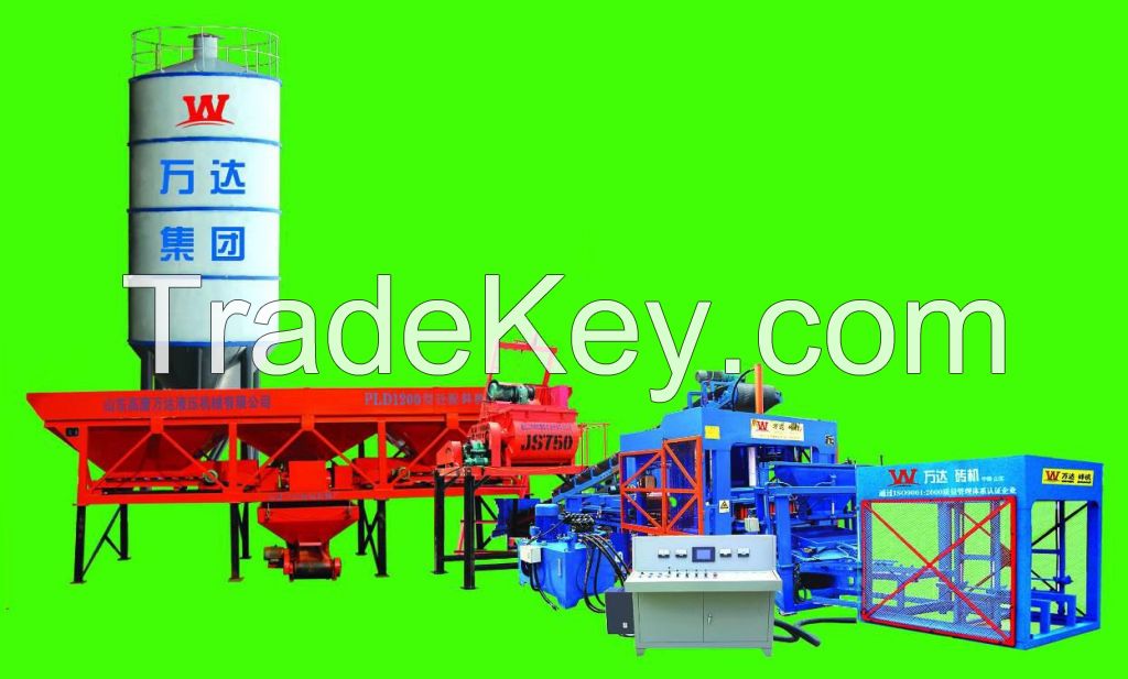 Concrete hollow block machinery