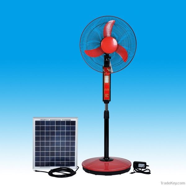 solar fan sale for mid-east and rechargeable fan for AC/DC