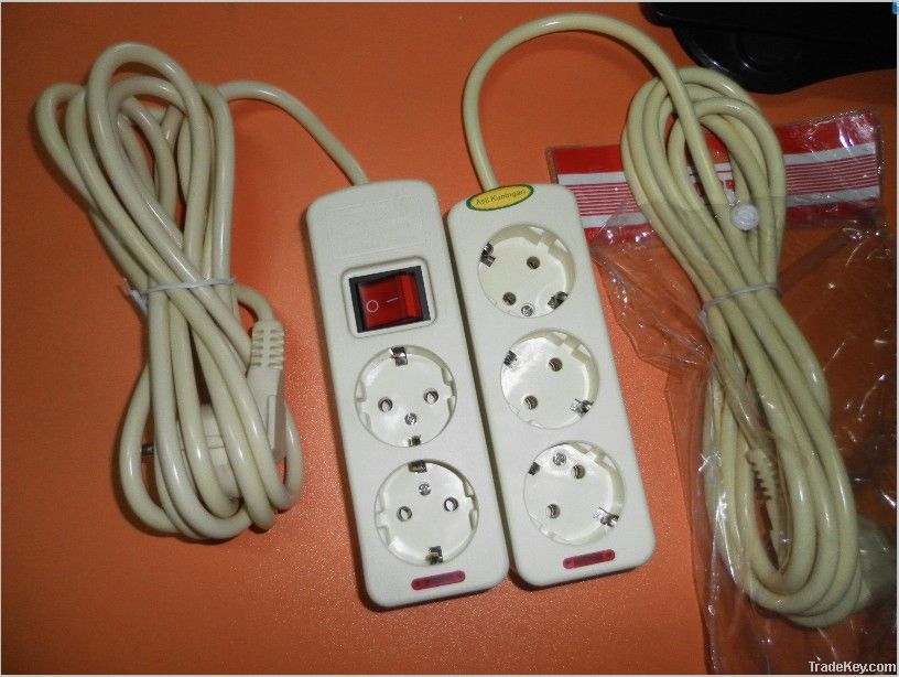 Europe extension socket, german extension socket, power socket