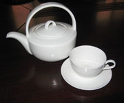 hx white ceramic hotel dishware