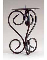 Wrought iron Pillar candle holder