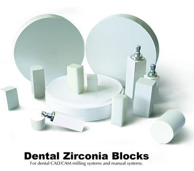 Dental zirconia block