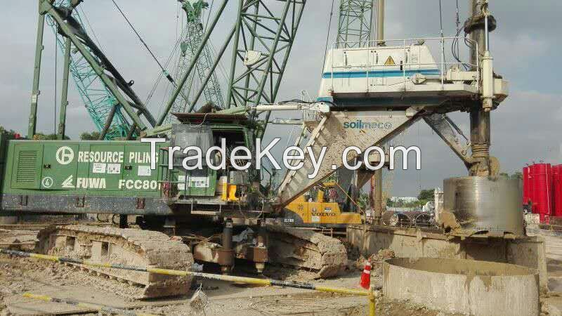 crawler crane 80t  Fuwa