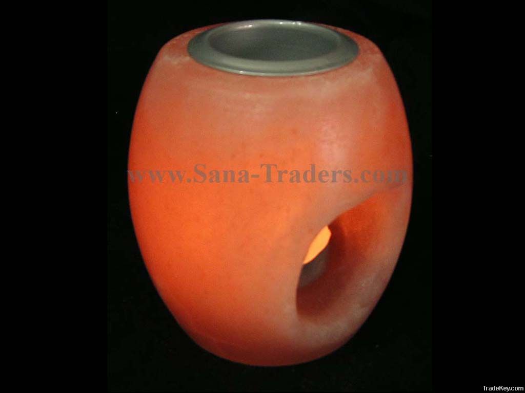 3.5x3.5" Drum Salt Tea Light.