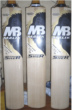 Pakistani Cricket Bats MB Malk Bubber Sher