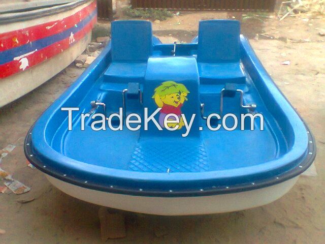 Fiberglass paddle boat