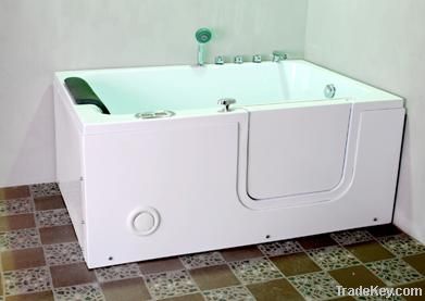 walk-in bathtub with door/handicapped bathttub/roll in shower