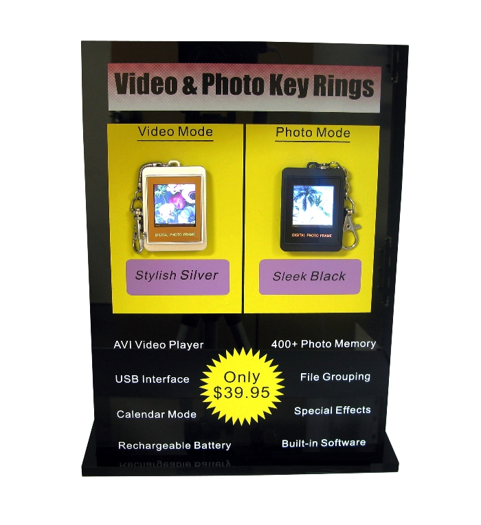 Digital Photo Frame Keychain