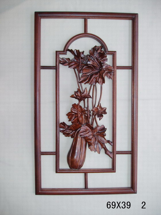 Home wall hanging woodcarving