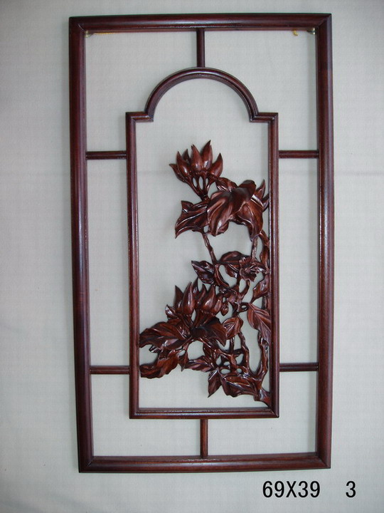 Home wall hanging woodcarving