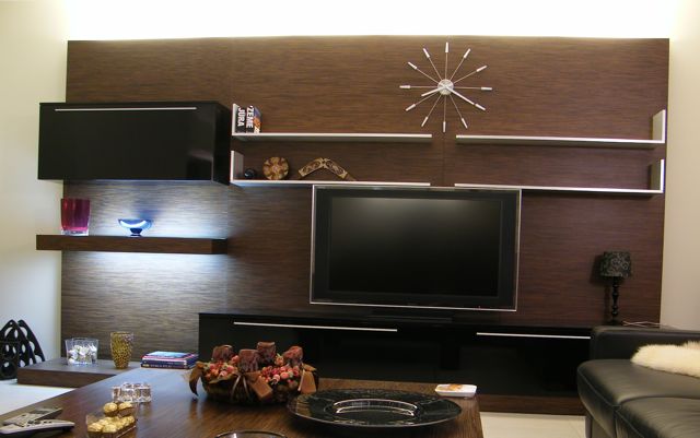 Modern wall unit