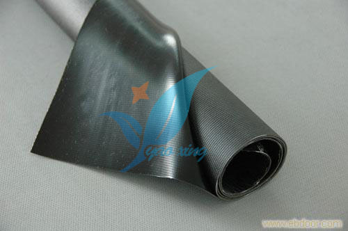 Fluorous rubber compound fiberglass cloth