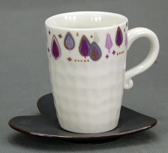 espresso cup and saucer, coffee cup and saucer