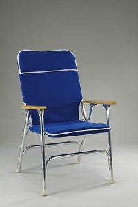 Alum. Hig-Back Beach Folding Chairs