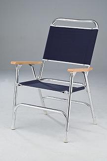 Hig-Back Alum. Beach Folding Chairs