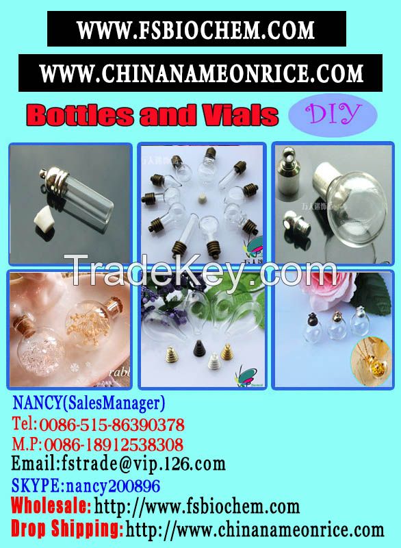 Perfume Vials, Perfume vial pendants,