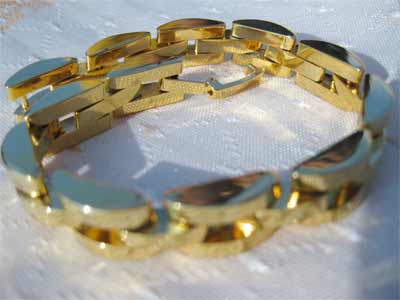 18k gold plate chain  bracelet jewelry