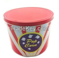 Popcorn tin bucket