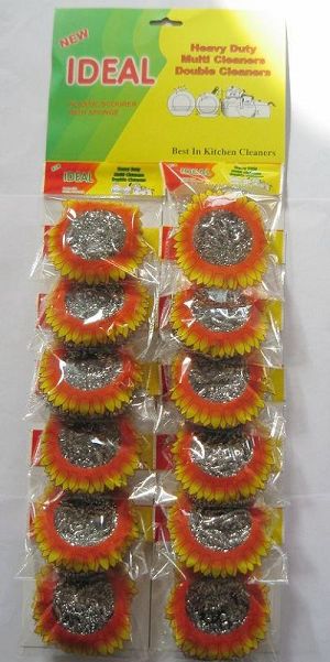 12pcs bag scourer