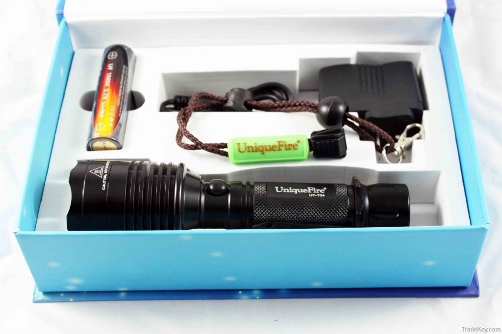 high power flashlight with clip