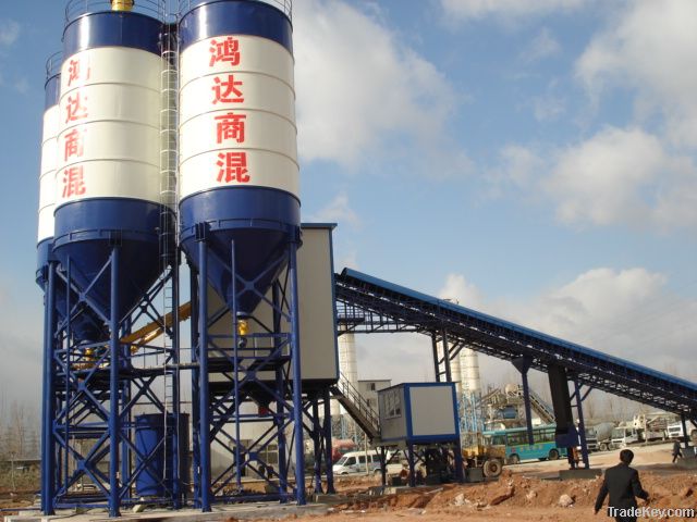 Mobile Concrete Batching Mixing Plants