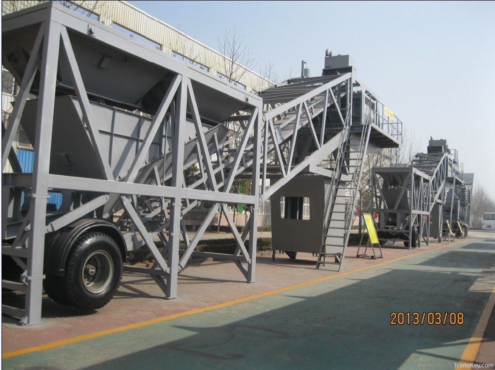 Mobile Concrete Batching Mixing Plants