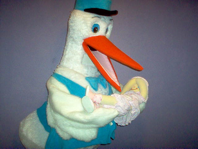 STORK MASCOT COSTUME