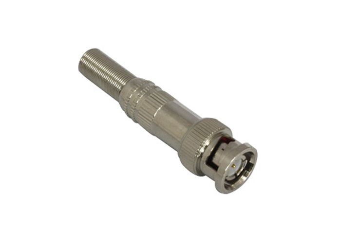 BNC Male Connector with Screw and Metal Spring / CCTV Connector / BNC Connector CT5046