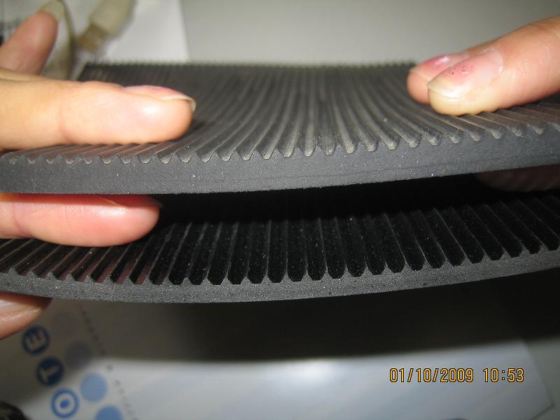 fine ribbed rubber sheet