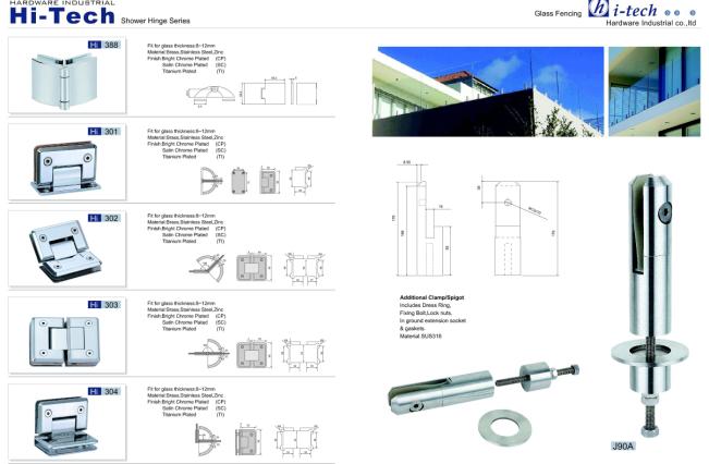 shower hinge