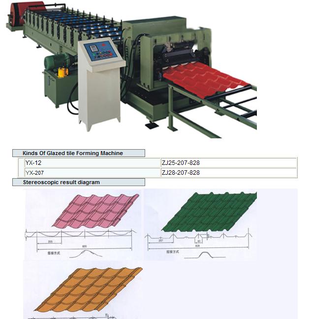 roof tile roll forming machine