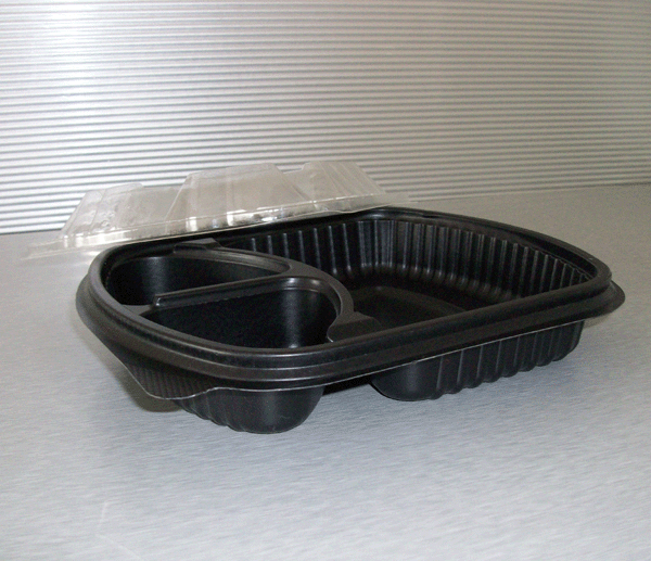 Black PP  food grade  container