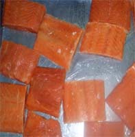 chum salmon portions