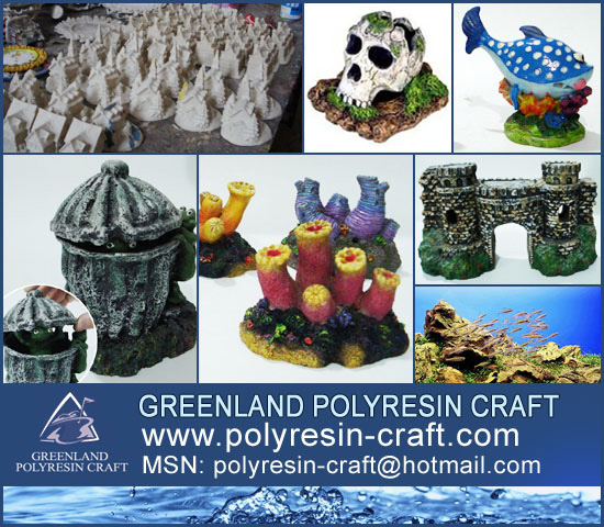 Manufacture- Resinic Crafts-Aquarium Decoration