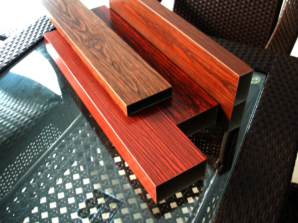 Wood Grain Aluminum Profile