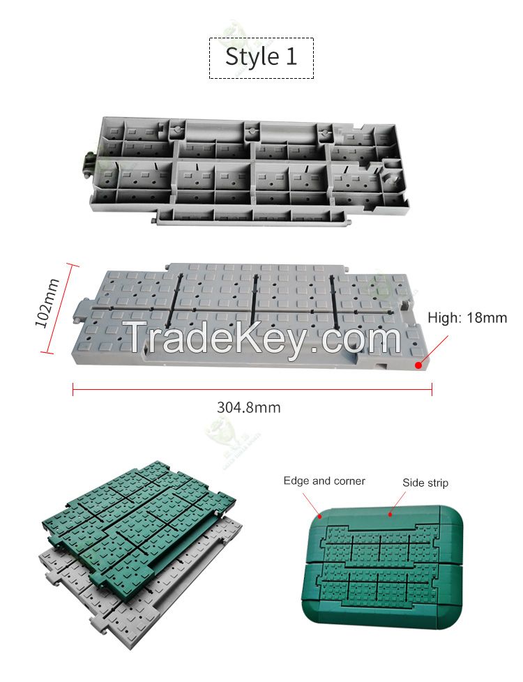 2023 Anti slip outdoor grass protection hollow floor