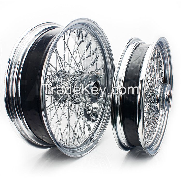 OEM Custom aluminum alloy motorcycle wheel sets for Harley Davidson