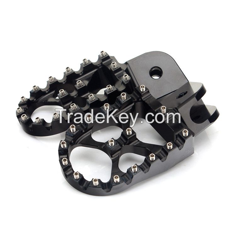 Aluminum Alloy MX Dirt Bike Foot Pegs Footrests Pedals