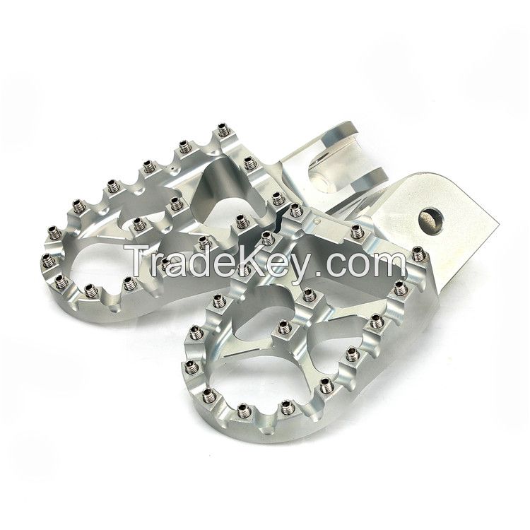 Aluminum Alloy MX Dirt Bike Foot Pegs Footrests Pedals