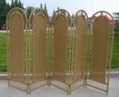 alu .wicker folding screen