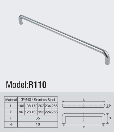 stainless steel handle