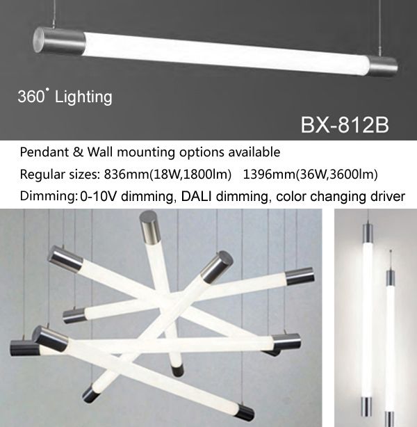 LED linear light, office light, LED tube light